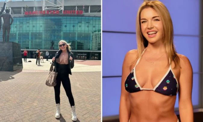 News Reporter Declares Allegiance to Manchester United with Bold Boob Flash at Old Trafford