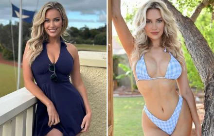 Paige Spiranac looks incredible as she flaunts her curves in figure-hugging outfit 