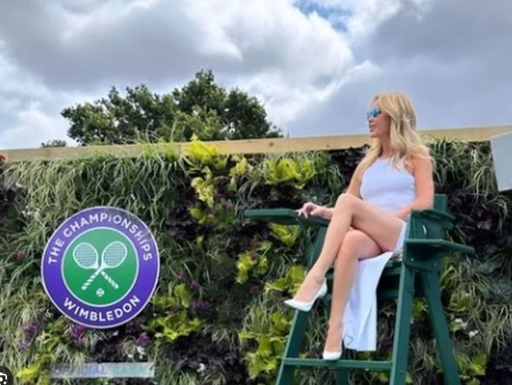 Amanda Holden Turns Heads With Leggy Display In Racy Wimbledon Snaps 2239