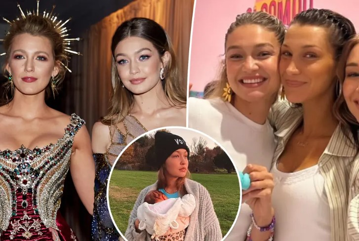 Bella Hadid And Blake Lively Join Gigi Hadid In Celebrating Daughter ...