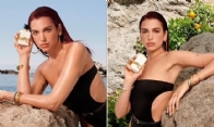 Dua Lipa looks glam in cut-out swimsuit for YSL Libre campaign