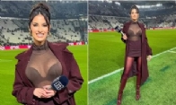 Italian football host Eleonora Incardona risks it all with daring outfit