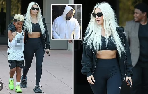 Kim Kardashian goes blonde bombshell in latest photos