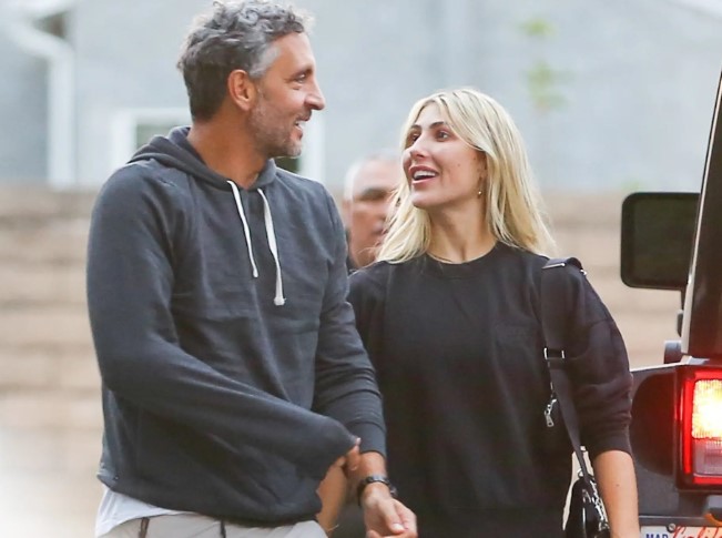 Mauricio Umansky and Partner Emma Slater Spotted Holding