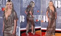 Millie Bobby Brown Dazzles in Silver at BRIT Awards 2025