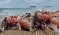 Model Svetlana Smoky's Beach Shoot Goes Hilariously Wrong