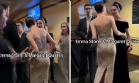 The Truth Behind Emma Stone & Margaret Qualley's Viral Moment