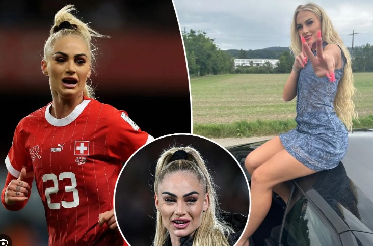 Worlds Sexiest Footballer Alisha Lehmann Faces Online Criticism For Makeup During Switzerland 
